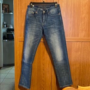 American Eagle Slim Straight Jeans Blue 28x30